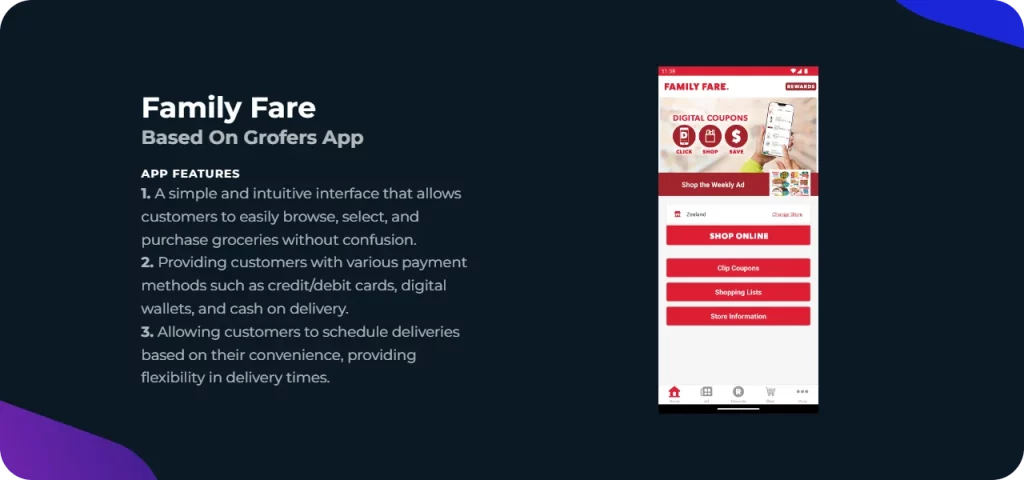 Family Fare app
