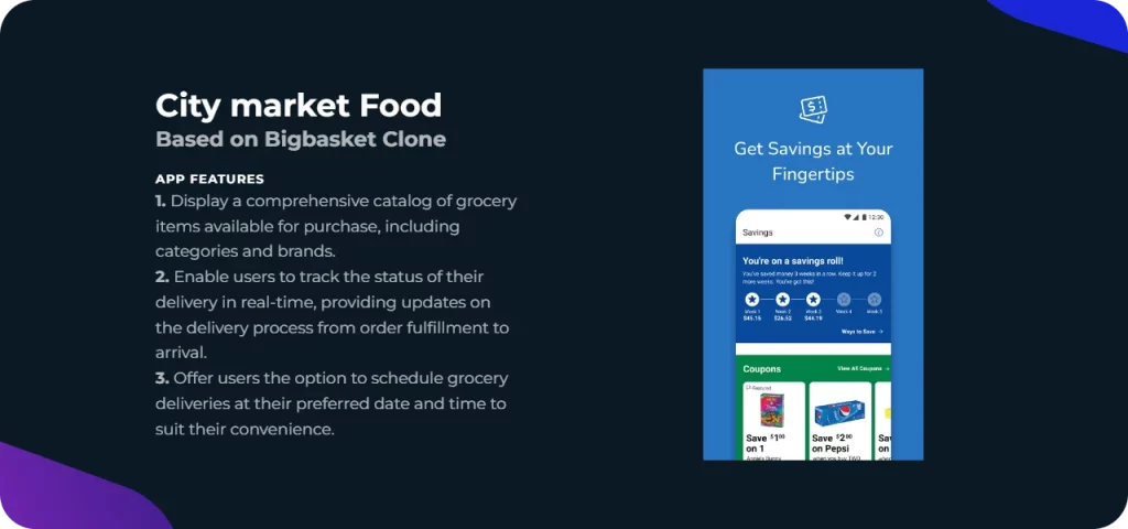 City Market Food app