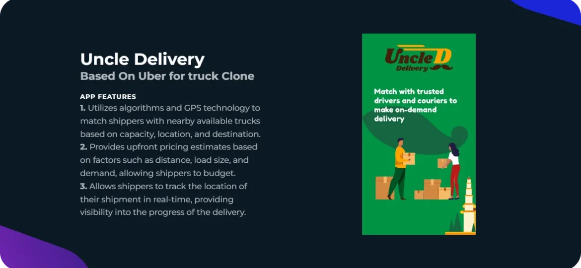 Uncle Delivery App