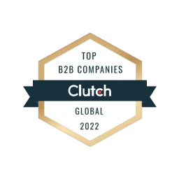 Clutch 2022 award for top B2B company
