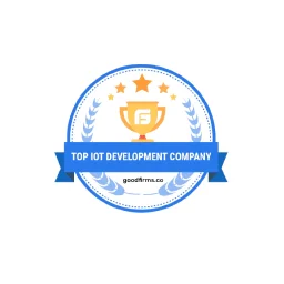 Top IOT development company award from goodfirm