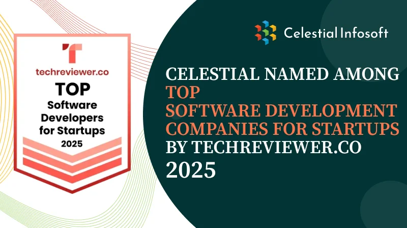 Celestial Infosoft Named Among Top Software Development Companies for Startups in 2025 by Techreviewer.co