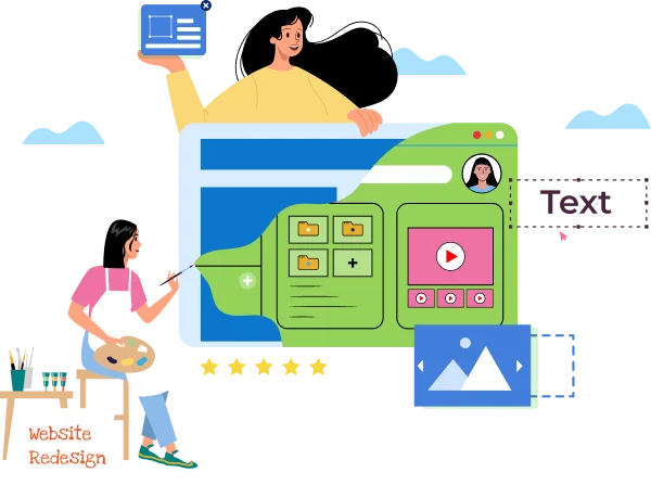 Website redesign services provider company