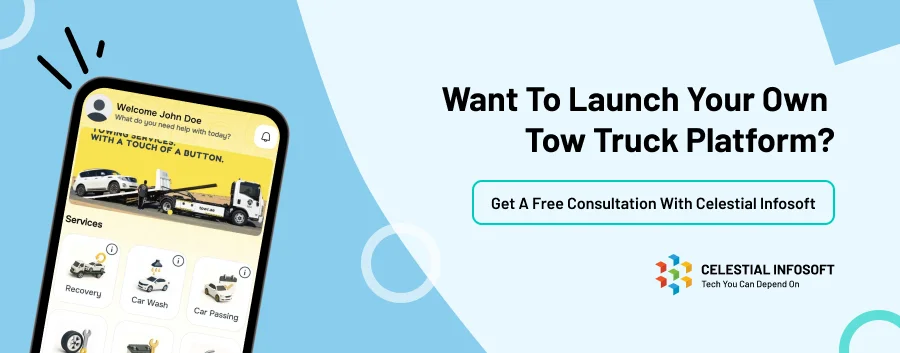 Tow truck Promotion banner