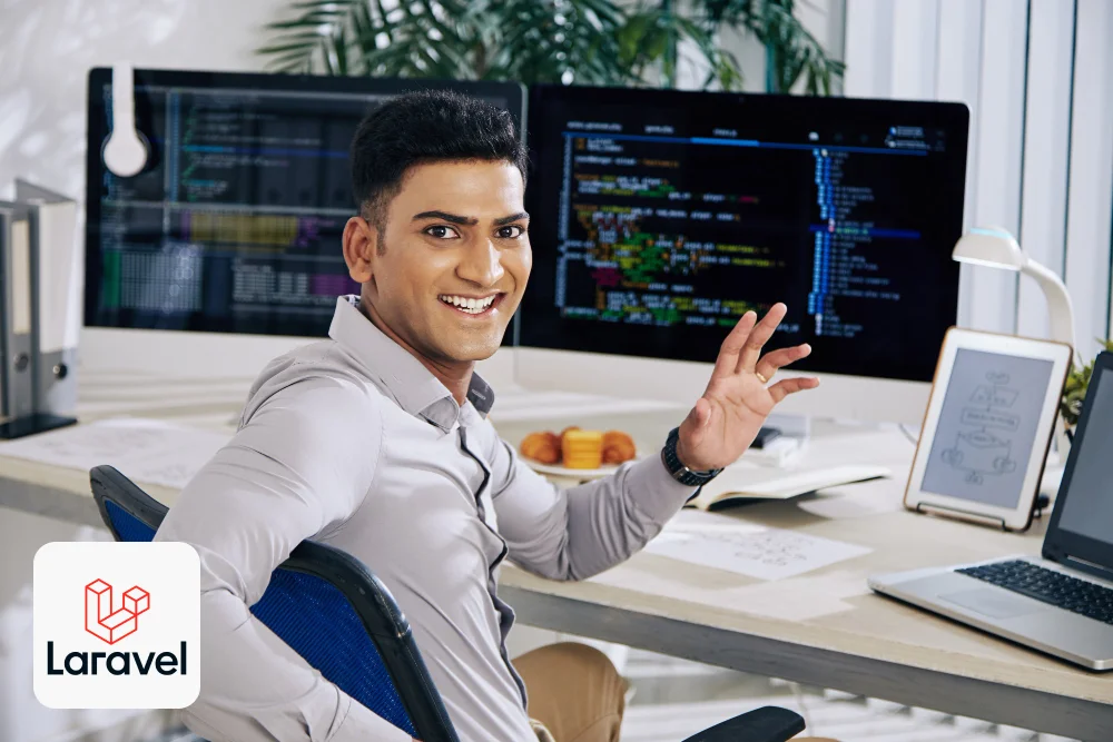 a laravel developer say hi to us