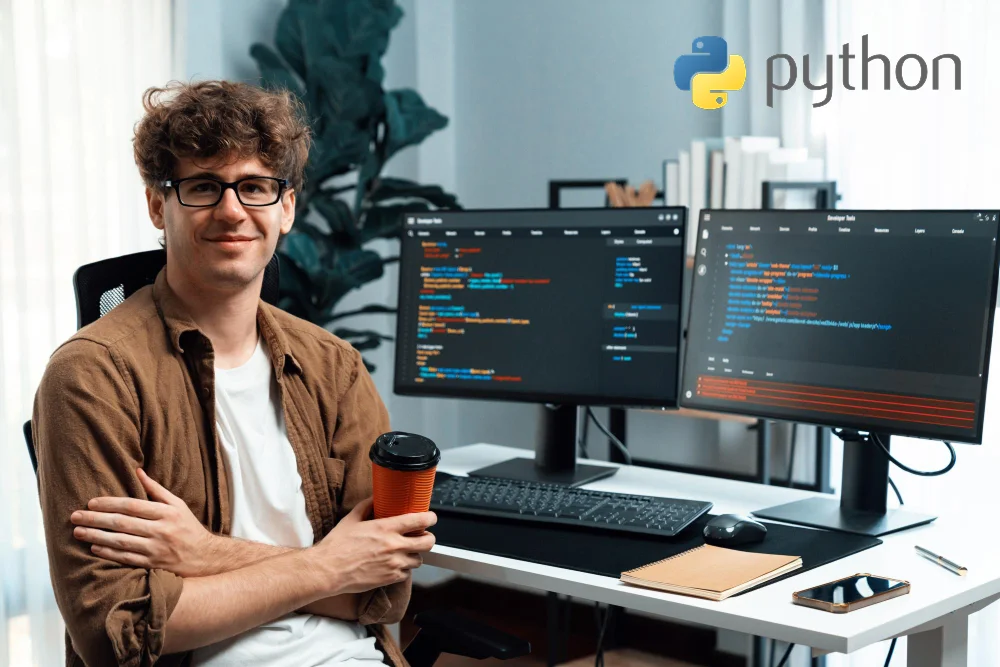 a python developer working