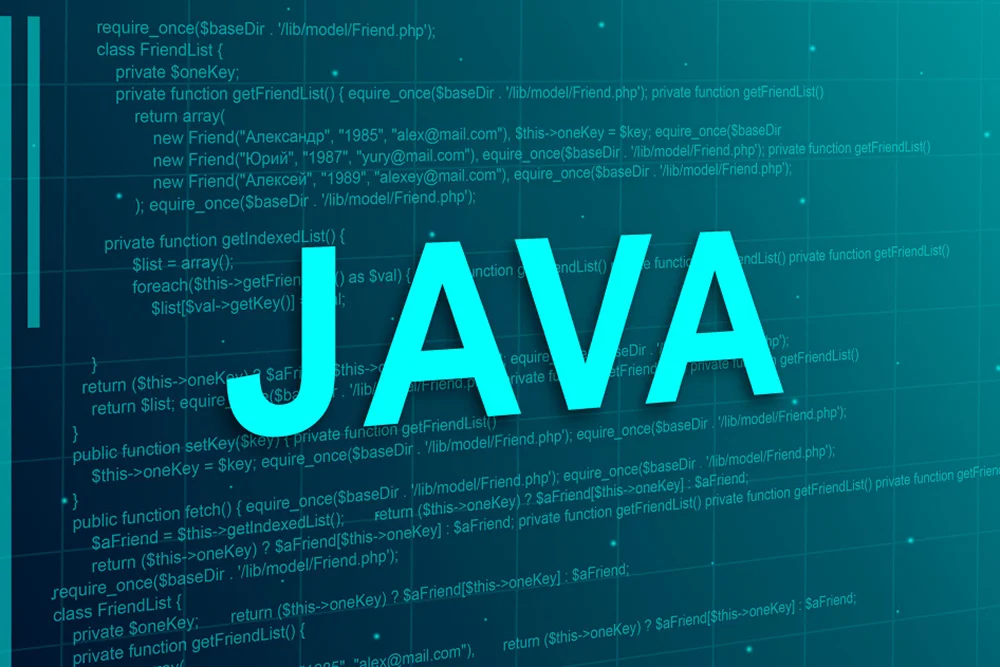 Java programming code background