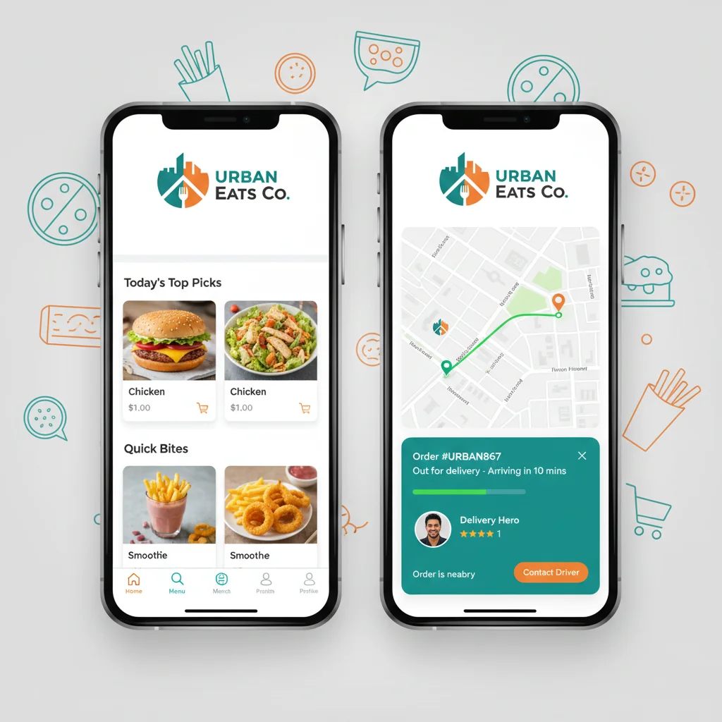 Urbaneats app screen